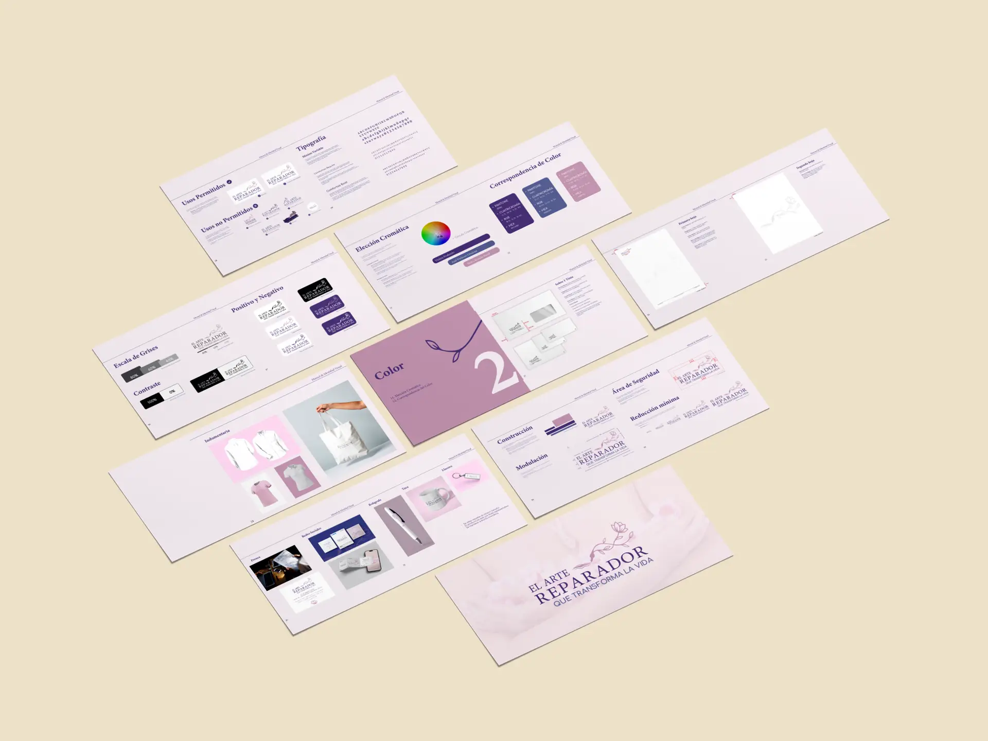 Arte Reparador  - Manual Identidad Visual 1