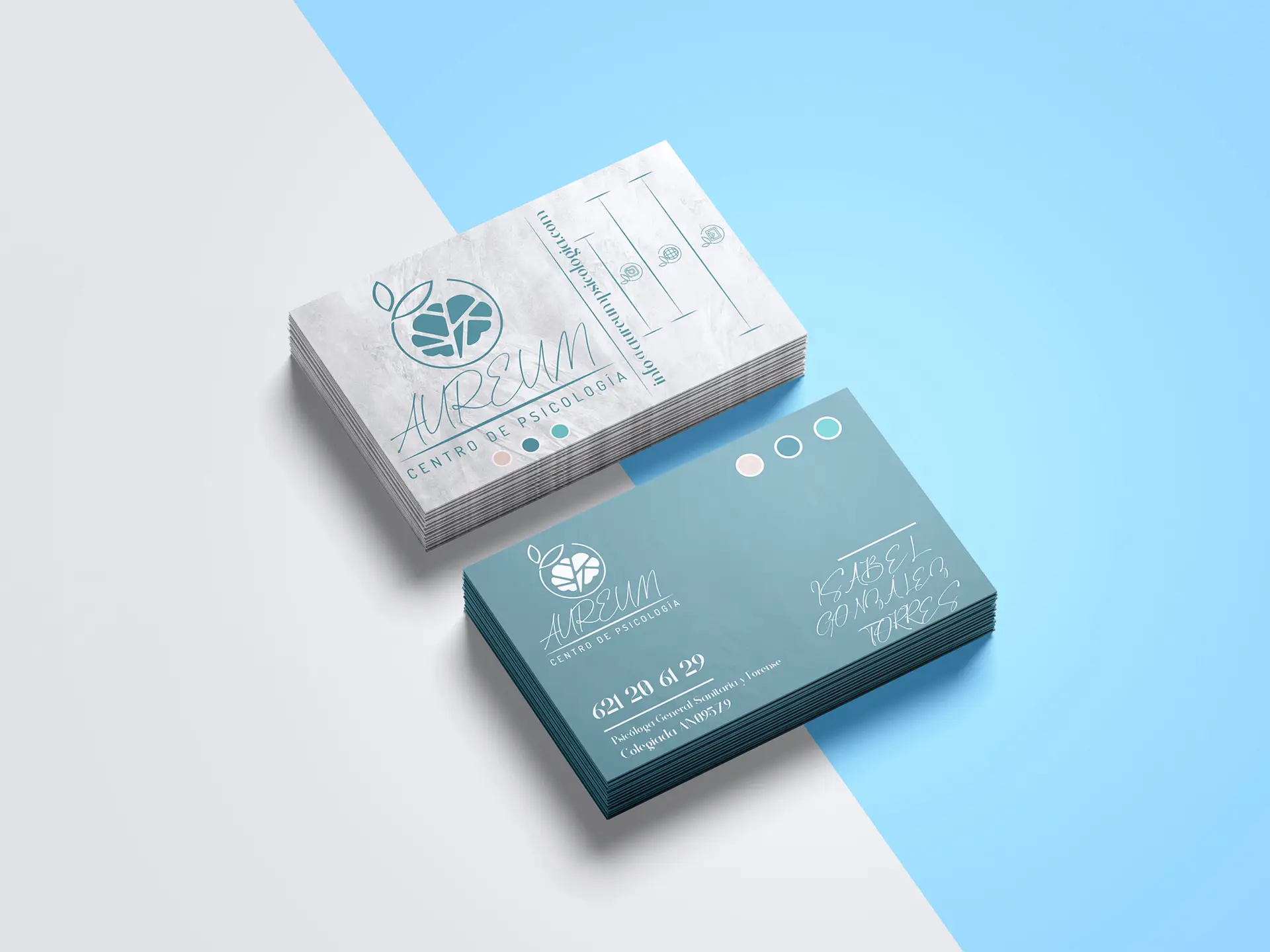Aureum Psicología - Tarjeta Visita