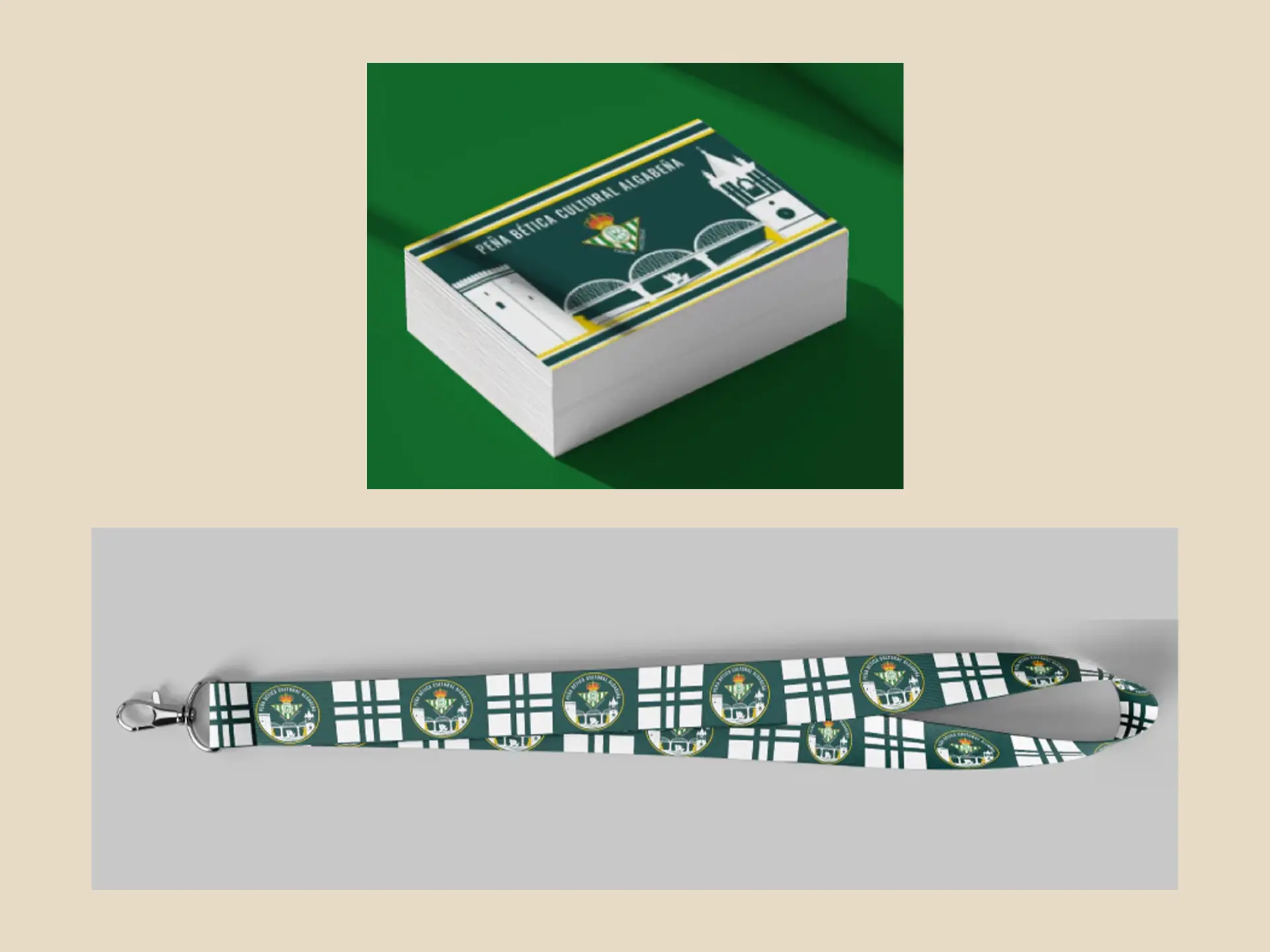 Peña Bética Algabeña - Lanyard