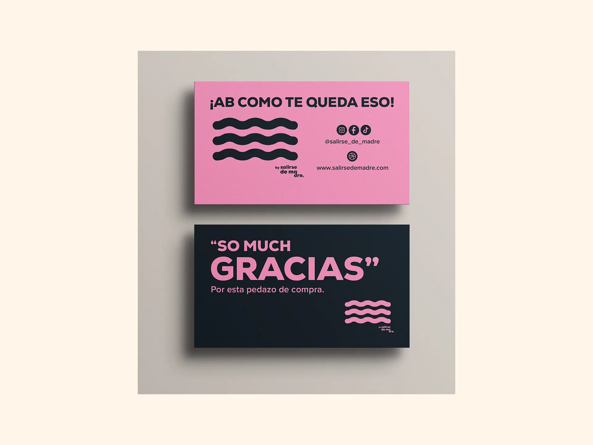 Salirse de Madre - Tarjeta Agradecimiento