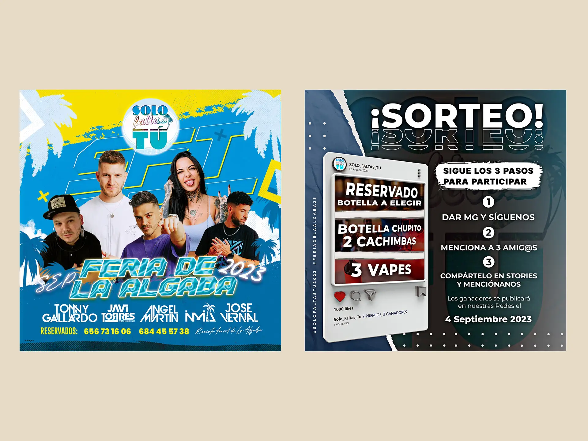 Solo Faltas Tu - Redes Sociales